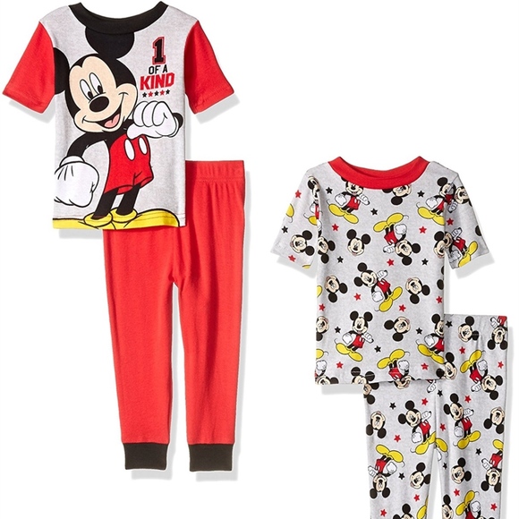 Mickey Mouse Clubhouse 4-piece Pajama Set - Picture 1 of 2